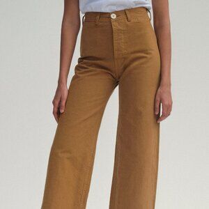 Jesse Kamm Tan Ankle Cropped Pants